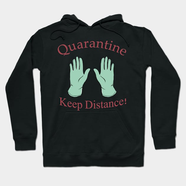 Qarantine Hoodie by MentalTich